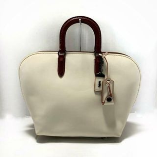 コーチ(COACH)のCOACH(コーチ) ハンドバッグ美品  ダコタ サッチェル 59132 白×レッド レザー(ハンドバッグ)