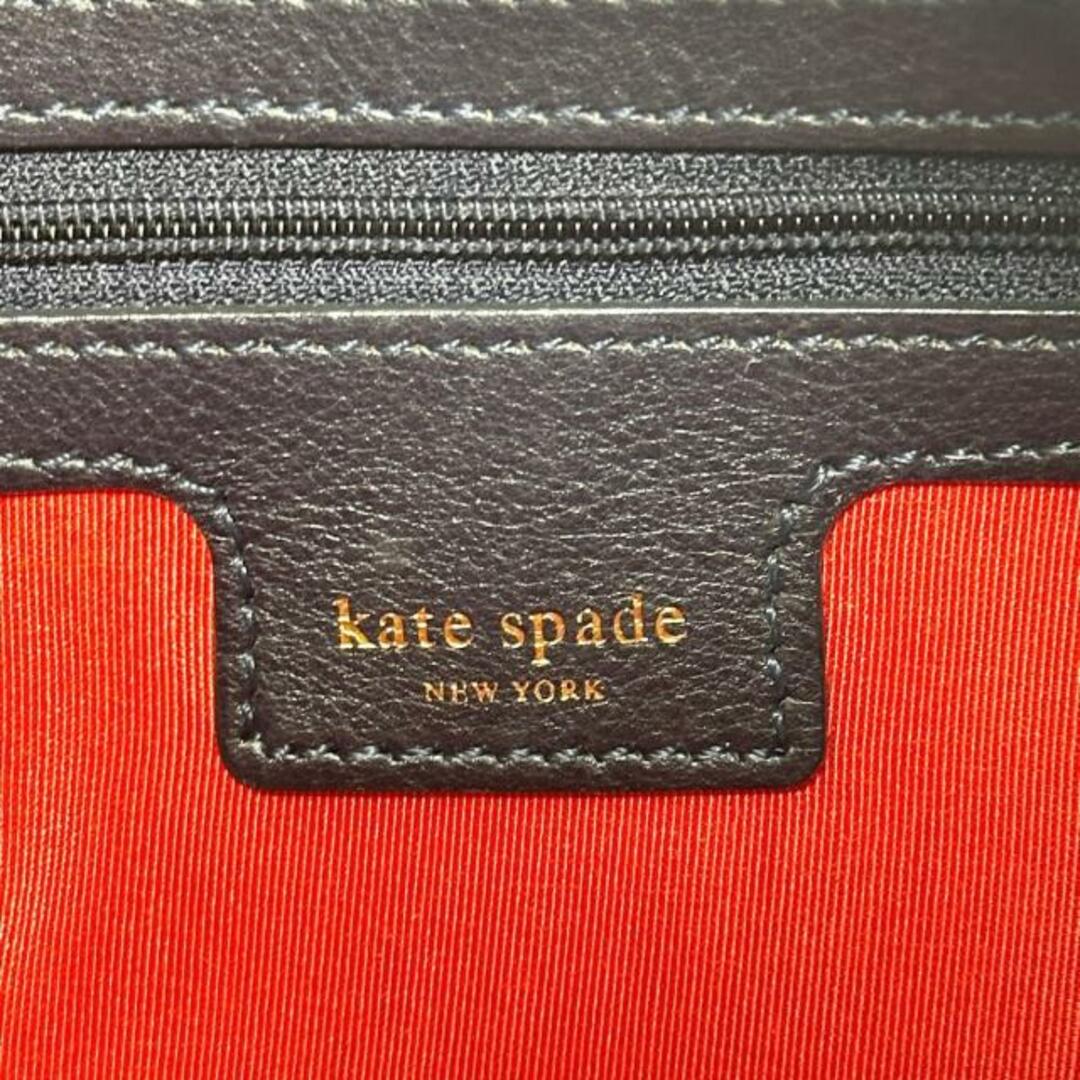 kate spade new york(ケイトスペードニューヨーク)のKate spade(ケイトスペード) ハンドバッグ - WKRU0647 ネイビー×アイボリー×レッド ジャガード×レザー レディースのバッグ(ハンドバッグ)の商品写真