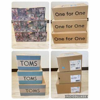 トムズ(TOMS)のTOMS 空箱3 巾着袋2 ステッカー3 ウエス1 カード1(ラッピング/包装)