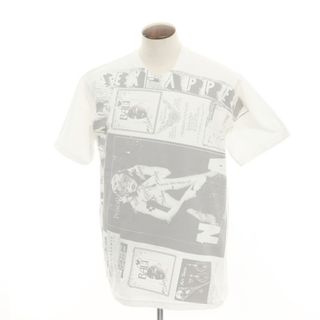 シュプリーム(Supreme)の【中古】シュプリーム Supreme 2024年春夏 Collage Tee プリント 半袖Ｔシャツ ホワイトxグレー【サイズL】【メンズ】(Tシャツ/カットソー(半袖/袖なし))