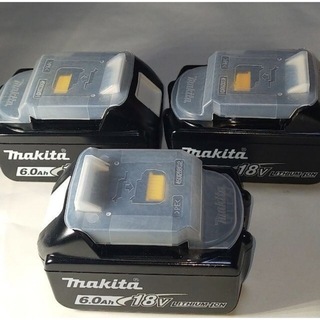マキタ(Makita)のmakita 3個セット新品未使用　純正　BL1860B  18V バッテリー(その他)