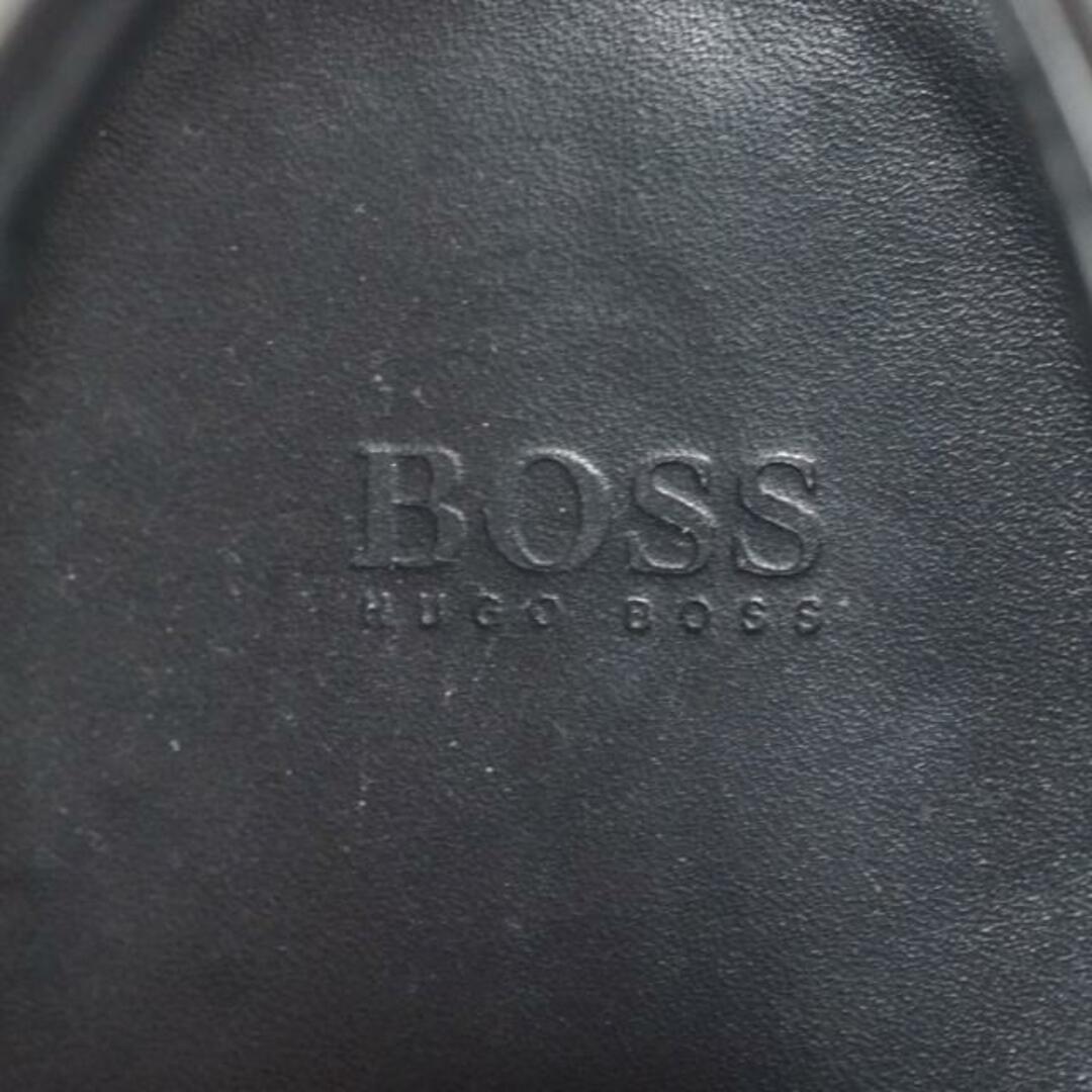 HUGO BOSS(ヒューゴボス)のHUGOBOSS(ヒューゴボス) シューズ 7 1/2 メンズ - 黒 レザー メンズの靴/シューズ(その他)の商品写真