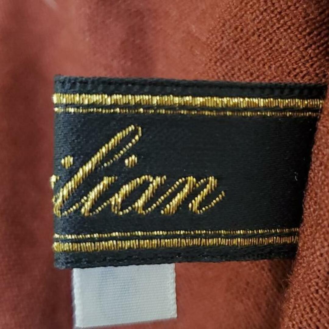 leilian(レリアン)のLeilian(レリアン) 長袖セーター サイズ9 M レディース美品  - ブラウン ハイネック レディースのトップス(ニット/セーター)の商品写真
