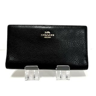 コーチ(COACH)のCOACH(コーチ) 長財布 スリム ジップ ウォレット C8329 黒 レザー(財布)