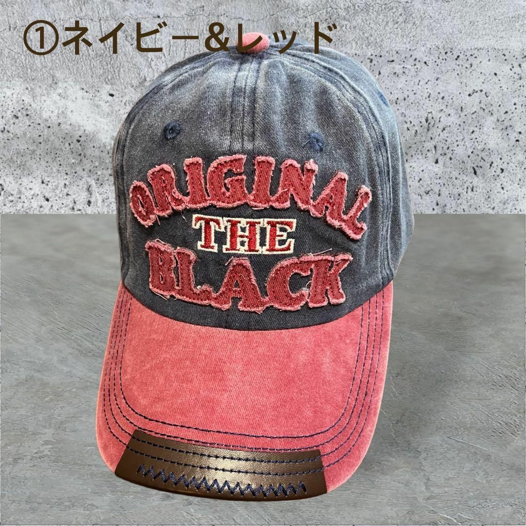 最安値★大人気★赤 キャップ 帽子 英字 ヴィンテージ おしゃれ メンズ 野球帽 メンズの帽子(キャップ)の商品写真