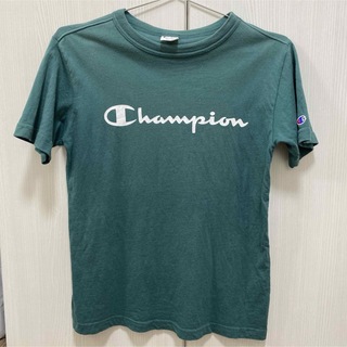 チャンピオン(Champion)の匿名配送 チャンピオン　ロゴtシャツ　古着 Sサイズ(Tシャツ/カットソー(半袖/袖なし))
