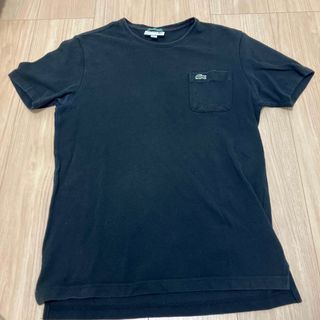 ラコステ(LACOSTE)のラコステ　メンズ　ブラック　Tシャツ　サイズM(Tシャツ/カットソー(半袖/袖なし))