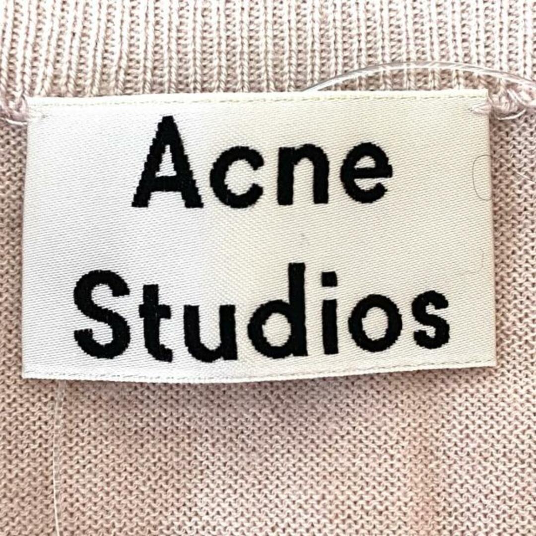 Acne Studios(アクネストゥディオズ)のACNE STUDIOS(アクネ ストゥディオズ) カーディガン サイズXS レディース - ピンクベージュ 長袖 レディースのトップス(カーディガン)の商品写真