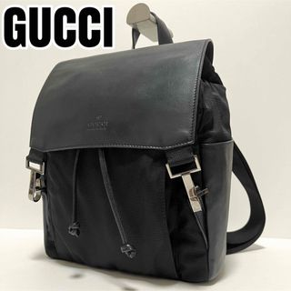 781✨極美品✨GUCCI グッチ リュック バッグパック レザー×ナイロン