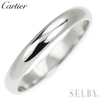 カルティエ(Cartier)のカルティエ Pt950 リング バンド 61号(リング(指輪))