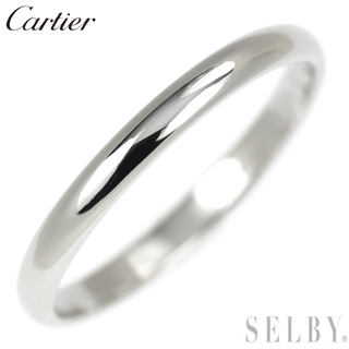 カルティエ(Cartier)のカルティエ Pt950 リング バンド 57号(リング(指輪))