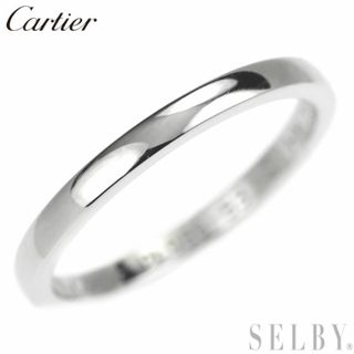 カルティエ(Cartier)のカルティエ Pt950 リング バンド 53号(リング(指輪))