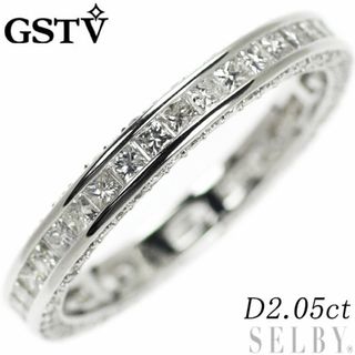 GSTV K18WG ダイヤモンド リング 2.05ct フルエタニティ(リング(指輪))