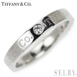 ティファニー(Tiffany & Co.)のティファニー Pt950 ダイヤモンド リング フラットバンド(リング(指輪))