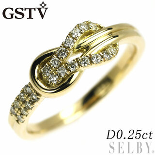GSTV K18YG ダイヤモンド リング 0.25ct(リング(指輪))