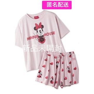 ジェラートピケ　ミニー　MinnieワンポイントTシャツ&ショートパンツセット