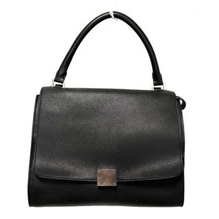 セリーヌ(celine)のCELINE(セリーヌ) ハンドバッグ トラペーズミディアム 黒 レザー×スエード(ハンドバッグ)