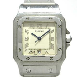 カルティエ(Cartier)のCartier(カルティエ) 腕時計 サントスガルベLM W20025D6 メンズ SS アイボリー(その他)
