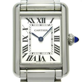 カルティエ(Cartier)のCartier(カルティエ) 腕時計 タンクマスト WSTA0051 レディース SS 白(腕時計)