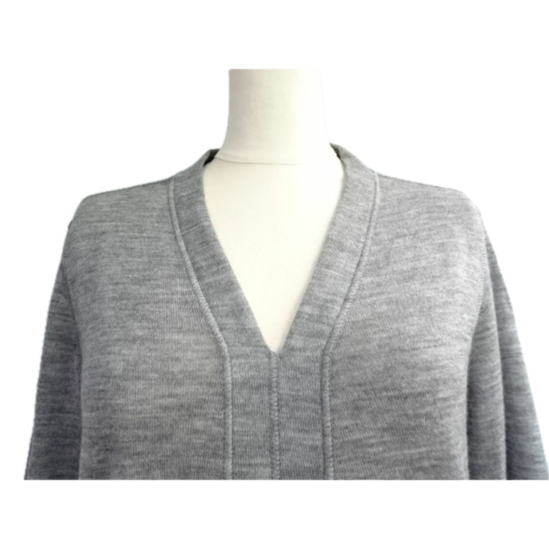 JIL SANDER - 【美品】Jil Sander ジルサンダーニットMグレー JIL SANDER - 【美品】Jil Sander ジルサンダーニットMグレー