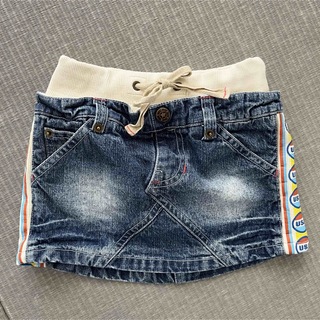 ブーミンルーミン(BoomyRoomy)のスカート　90-100 デニムスカート　ウエストゴム　ポケット付き(スカート)