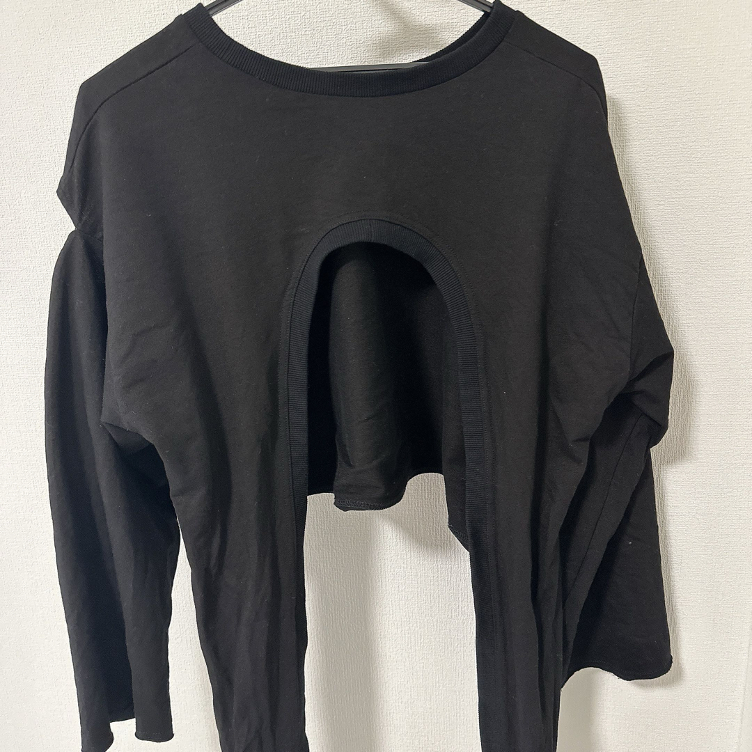 miette 黒　ロンT トップス レディースのトップス(Tシャツ(長袖/七分))の商品写真