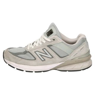 ニューバランス(New Balance)のNew Balance ニューバランス M990GL5 レザー切り替え ローカットスニーカー グレー US8/26cm(スニーカー)