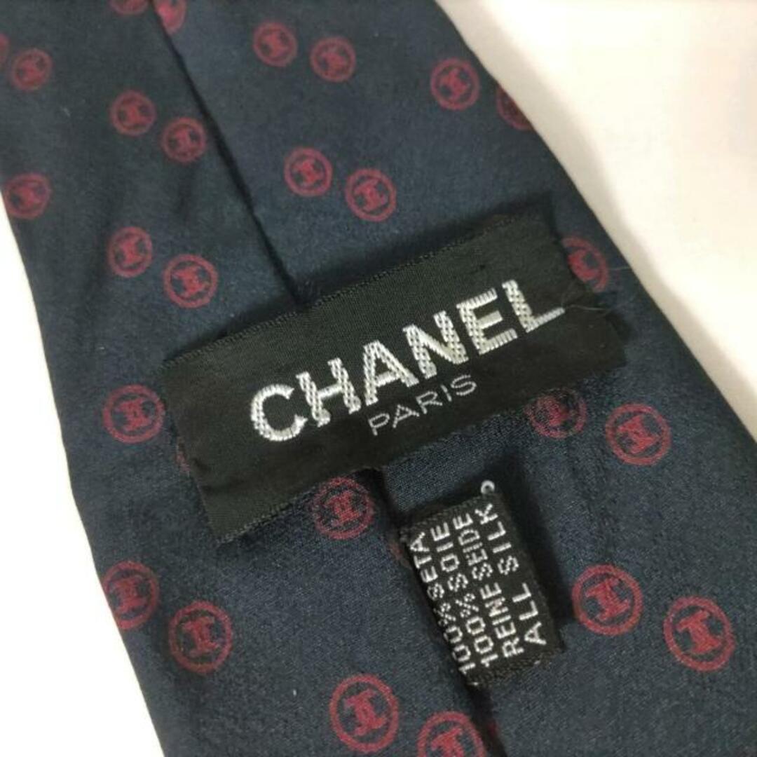 CHANEL(シャネル)のCHANEL(シャネル) ネクタイ メンズ - ネイビー×レッド メンズのファッション小物(ネクタイ)の商品写真