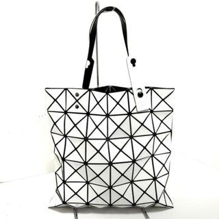 バオバオイッセイミヤケ(BaoBaoIsseyMiyake)のBAOBAO ISSEYMIYAKE(バオバオイッセイミヤケ) トートバッグ美品  ルーセント BB55-AG017 白×黒 PVC(塩化ビニール)(トートバッグ)