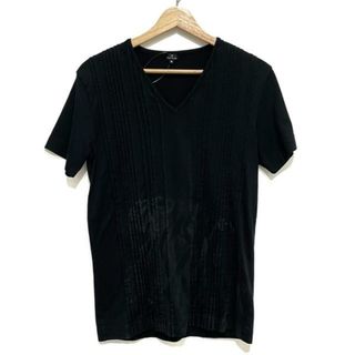 ポールスミス(Paul Smith)のPaulSmith(ポールスミス) 半袖Tシャツ サイズM メンズ - 黒 Vネック/PS(Tシャツ/カットソー(半袖/袖なし))