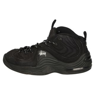 ナイキ(NIKE)のNIKE ナイキ ×STUSSY AIR PENNY 2 SP ステューシー エアペニー2 ハイカットスニーカー ブラック US10.5/28.5cm DQ5674-001(スニーカー)