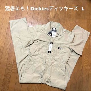 ディッキーズ(Dickies)のLサイズ！Dickiesディッキーズ 古着半袖つなぎオールインワンジャンプスーツ(その他)