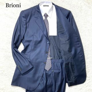 ブリオーニ(Brioni)の【タグ付き☆3XL】Brioni ブリオーニ スーツ ネイビー 紺 58R(その他)