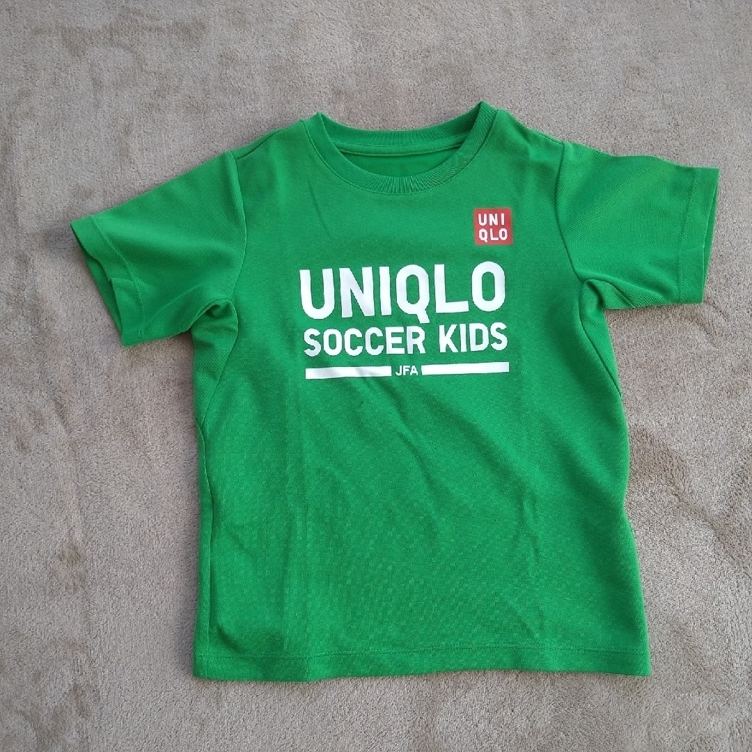 UNIQLO(ユニクロ)のユニクロ　半袖Tシャツ2枚セット＋ハーフパンツ1枚 キッズ/ベビー/マタニティのキッズ服男の子用(90cm~)(Tシャツ/カットソー)の商品写真