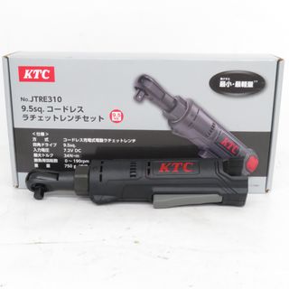 KTC 京都機械工具 9.5sq. コードレスラチェットレンチセット ACアダプタ・バッテリ1個セット JTRE310 未使用品(工具)