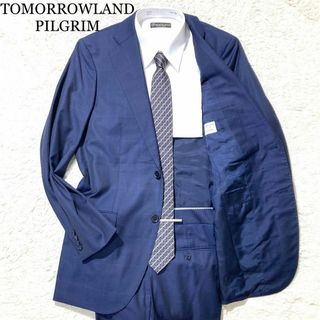 トゥモローランド(TOMORROWLAND)の【未使用級】トゥモローランドピルグリム スーツ カルロバルベラ 青 50 XL(その他)