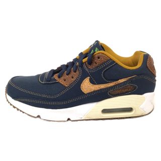 ナイキ(NIKE)のNIKE ナイキ AIR MAX 90 SE AI GS obsidian wheat-coconut milk エアー マックス ローカット スニーカー DC7774 400 ネイビー US4.5Y/JP23.5cm(スニーカー)