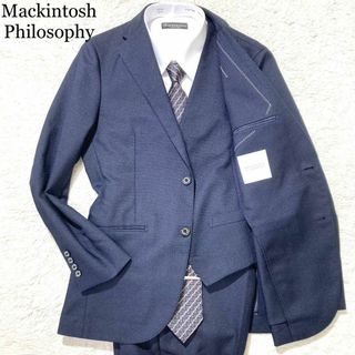 マッキントッシュフィロソフィー(MACKINTOSH PHILOSOPHY)の【未使用級】マッキントッシュフィロソフィー スリーピース トロッター 紺 36R(その他)