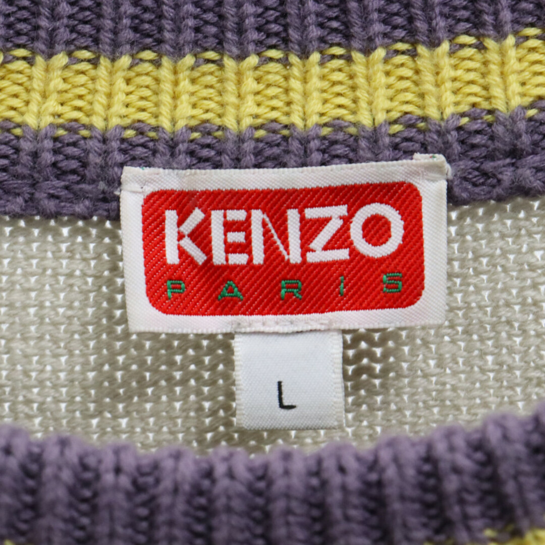KENZO(ケンゾー)のKENZO ケンゾー 23SS BOWLING ELEPHANT SWEATER ボーリング セーター ニットスウェット FD55PU3623CM マルチカラー メンズのトップス(ニット/セーター)の商品写真