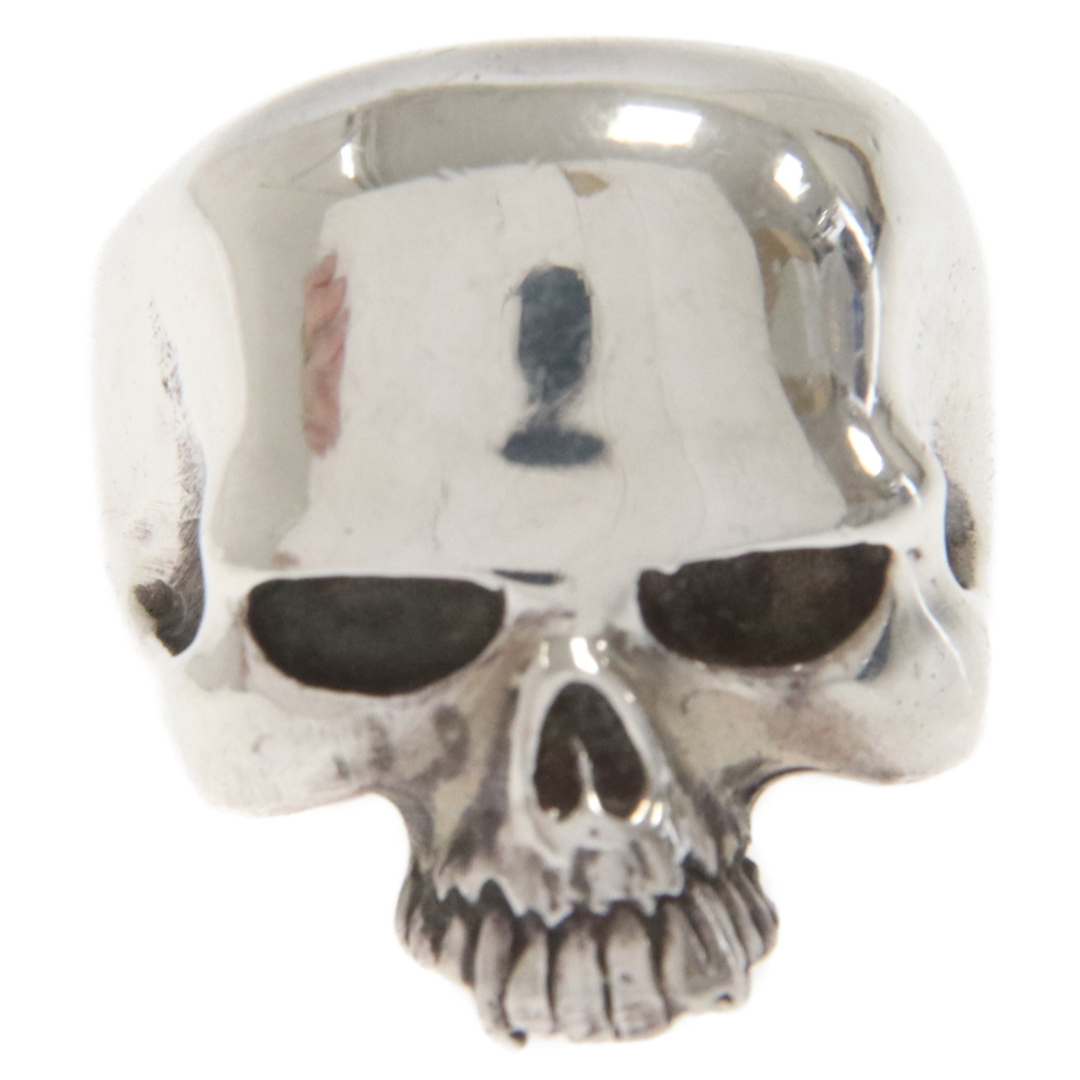 CRAZY PIG(クレイジーピッグ)のCRAZY PIG クレイジーピッグ LARGE EVIL SKULL RING ラージ エビル スカル リング シルバー メンズのアクセサリー(リング(指輪))の商品写真