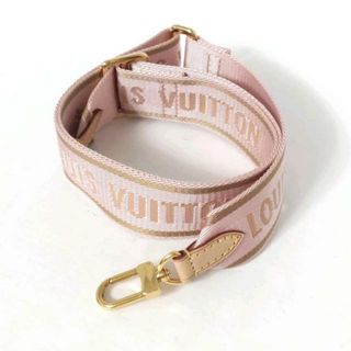 ルイヴィトン(LOUIS VUITTON)のLOUIS VUITTON(ルイヴィトン) ショルダーストラップ美品  - ローズクレール ミュルティ・ポシェット・アクセソワール付属品ショルダーストラップ ナイロン×ヌメ革×金属素材(その他)