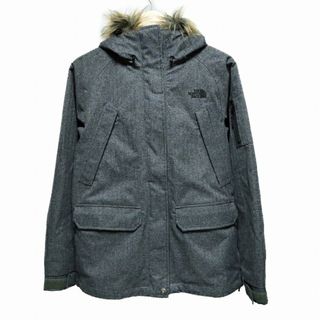 ザノースフェイス(THE NORTH FACE)のTHE NORTH FACE(ノースフェイス) ブルゾン サイズM レディース美品  - グレー×ライトグレー 長袖/春/秋(ブルゾン)