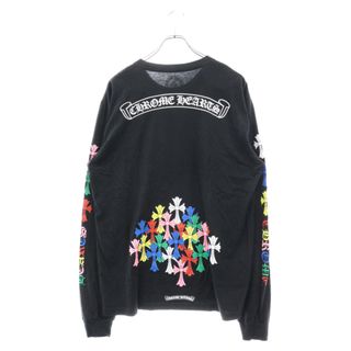 クロムハーツ(Chrome Hearts)のCHROME HEARTS クロムハーツ 22SS MLTCOL CEM CRS LS マルチセメタリークロスプリント長袖Tシャツ ロングスリーブカットソー ブラック(Tシャツ/カットソー(七分/長袖))