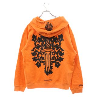 クロムハーツ(Chrome Hearts)のCHROME HEARTS クロムハーツ VINE DAGGER PULLOVER HOODIE ヴァインダガー プリントプルオーバーフーディーパーカー オレンジ(パーカー)