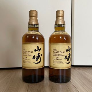 サントリー(サントリー)の山崎12年　700ml 2本セット新品未使用(ウイスキー)