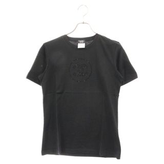 シャネル(CHANEL)のCHANEL シャネル 00V ココマーク ラインストーン 半袖Tシャツ カットソー ブラック U04212P46568 レディース(Tシャツ(半袖/袖なし))