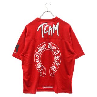 クロムハーツ(Chrome Hearts)のCHROME HEARTS クロムハーツ ×MATTY BOY PPO FORM TEAM MESH WARM UP JERSEY TEE マッティボーイ メッシュ半袖Tシャツ レッド(Tシャツ/カットソー(半袖/袖なし))