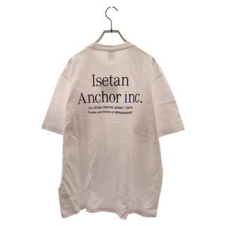 Mercedes Anchor inc． メルセデスアンカーインク Pocket Tee ロゴプリントポケット半袖Tシャツ ホワイト(Tシャツ/カットソー(半袖/袖なし))