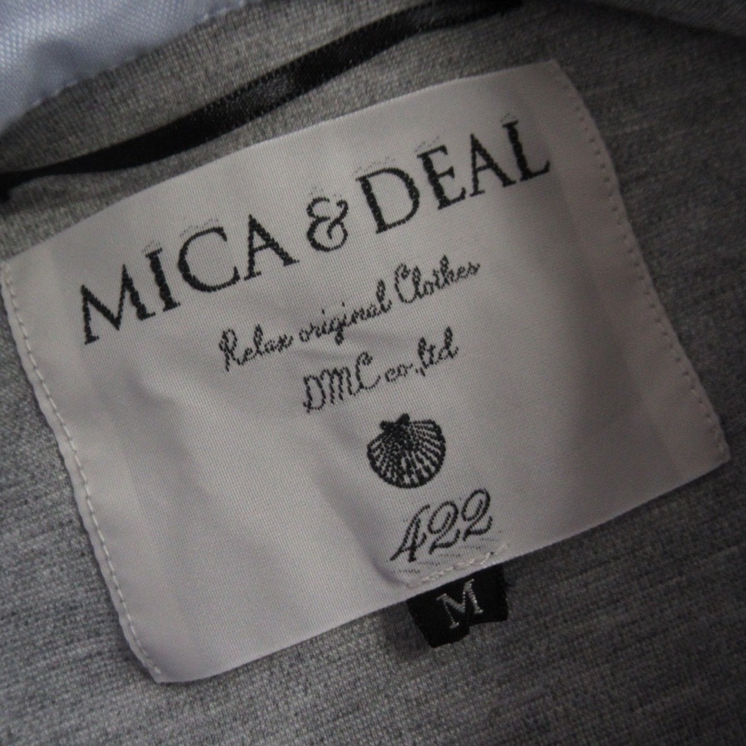 MICA&DEAL(マイカアンドディール)のMICA&DEAL 切り替え デザイン ロング シャツ トップス グランパシャツ レディースのトップス(シャツ/ブラウス(長袖/七分))の商品写真