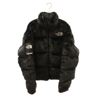 シュプリーム(Supreme)のSUPREME シュプリーム 20AW×THE NORTHFACE Faux Fur Nuptse Jacket ザ ノースフェイス ファーヌプシダウンジャケット ブラック ND92001I(ダウンジャケット)